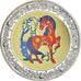 Moneta, Malawi, 5 Kwacha, 2005, Cheval / Horse, MS(65-70), Silver plated