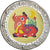 Coin, Malawi, 5 Kwacha, 2005, Boeuf / Ox, MS(65-70), Silver plated