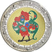 Coin, Malawi, 5 Kwacha, 2005, Coq / Rooster, MS(65-70), Silver plated