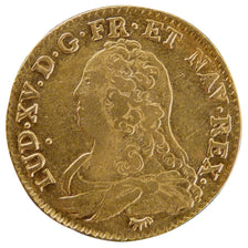 FRANCE, Louis d'or aux lunettes, Louis d'Or, 1728, Paris, EF(40-45), Gold,...