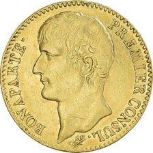 Moneda, Francia, Napoléon I, 40 Francs, 1803, Paris, An 12, MBC+, Oro, KM:652