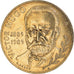 Moneda, Francia, Victor Hugo, 10 Francs, 1985, Paris, BC+, Níquel - bronce