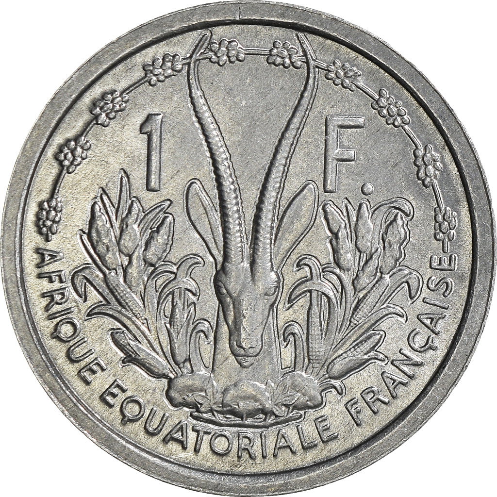 Coin, Cameroon, Franc, 1948, Paris, AU(50-53), Aluminum, KM:8