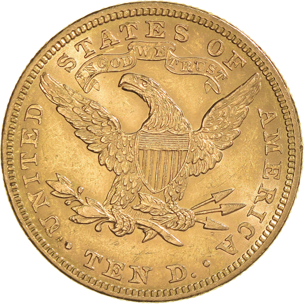 Coin, United States, Coronet Head, $10, Eagle, 1897, U.S. Mint, Philadelphia