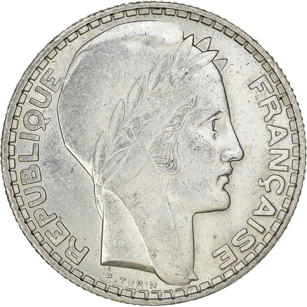Coin, France, Turin, 10 Francs, 1929, Paris, AU(55-58), Silver, KM:878