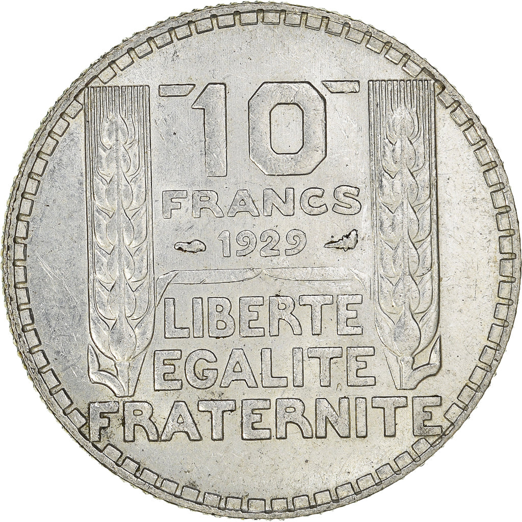 Coin, France, Turin, 10 Francs, 1929, Paris, AU(55-58), Silver, KM:878