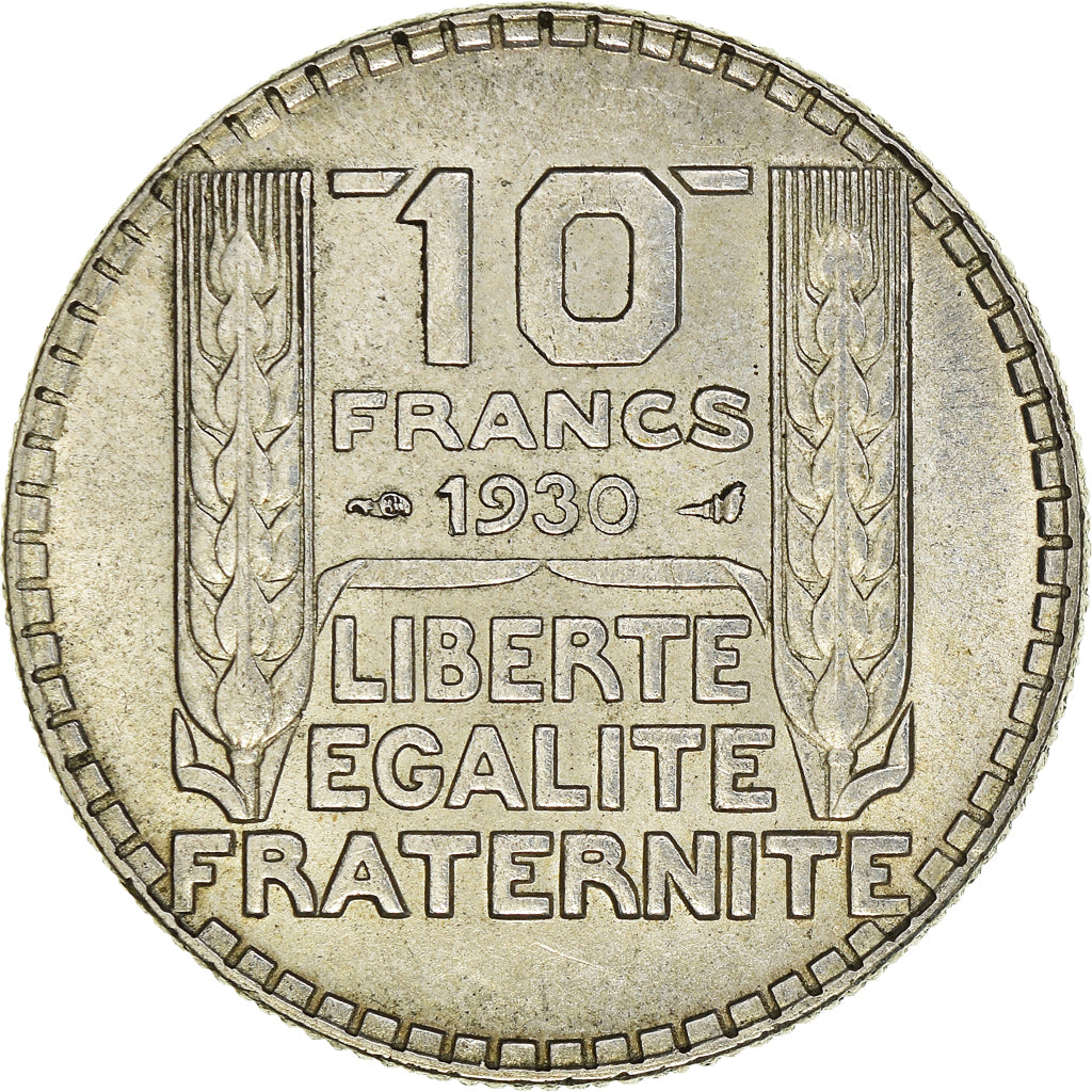 Munten, Frankrijk, Turin, 10 Francs, 1930, Paris, ZF+, Zilver, KM:878
