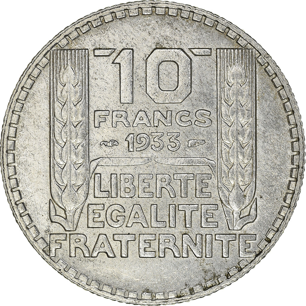 Moneta, Francia, Turin, 10 Francs, 1933, Paris, BB, Argento, KM:878, Gadoury:801