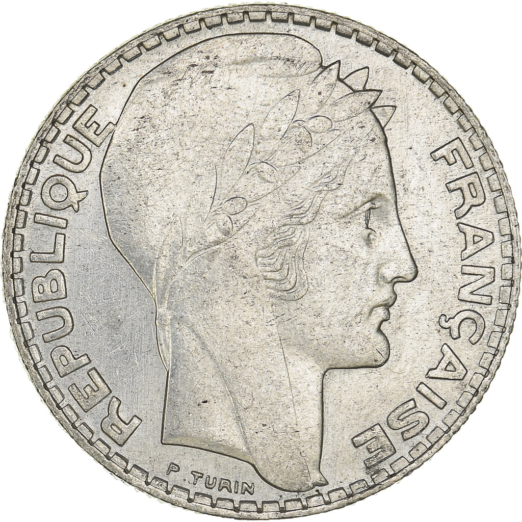 Münze, Frankreich, Turin, 10 Francs, 1934, Paris, VZ, Silber, KM:878