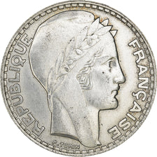 Coin, France, Turin, 20 Francs, 1933, Paris, Rameaux longs, EF(40-45), Silver