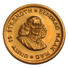 South Africa, 1 Rand, 1977, KM #63, MS(60-62), Gold, 4.00