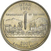 Moneta, USA, Quarter, 2007, U.S. Mint, Philadelphia, Utah 1896, AU(50-53)