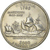 Monnaie, États-Unis, Quarter, 2000, U.S. Mint, Philadelphie, Virginia 1788