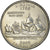 Coin, United States, Quarter, 2000, U.S. Mint, Philadelphia, Virginia 1788