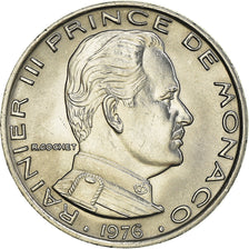 Coin, Monaco, Rainier III, Franc, 1976, MS(63), Nickel, KM:140, Gadoury:MC 150