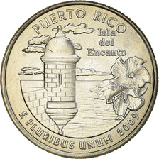 Coin, United States, Quarter, 2009, U.S. Mint, Denver, Puerto Rico, MS(64)