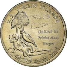 Moneda, Estados Unidos, Quarter, 2009, U.S. Mint, Philadelphia, US Virgin