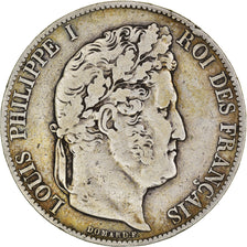 Coin, France, Louis-Philippe, 5 Francs, 1847, Paris, VF(20-25), Silver
