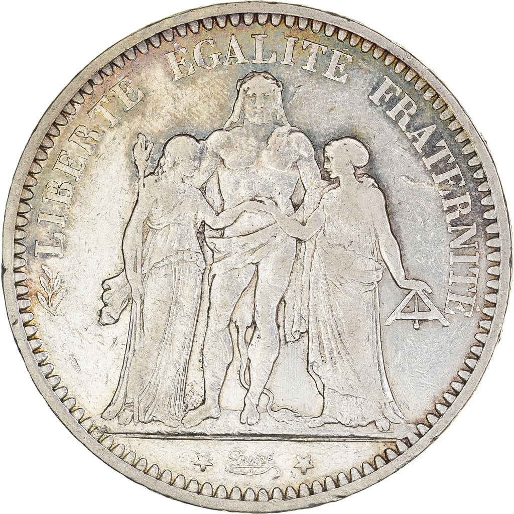 Coin, France, Hercule, 5 Francs, 1873, Paris, VF(30-35), Silver, KM:820.1