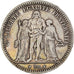 Moneta, Francia, Hercule, 5 Francs, 1873, Paris, BB, Argento, KM:820.1