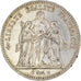 Moneta, Francia, Hercule, 5 Francs, 1873, Paris, BB, Argento, KM:820.1