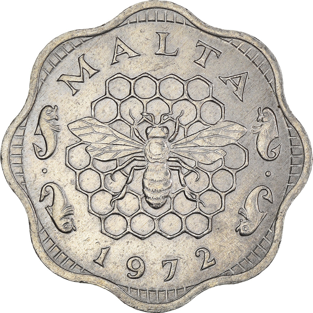 Moneta, Malta, 3 Mils, 1972, British Royal Mint, SPL-, Alluminio, KM:6