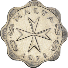 Münze, Malta, 2 Mils, 1972, British Royal Mint, SS+, Aluminium, KM:5