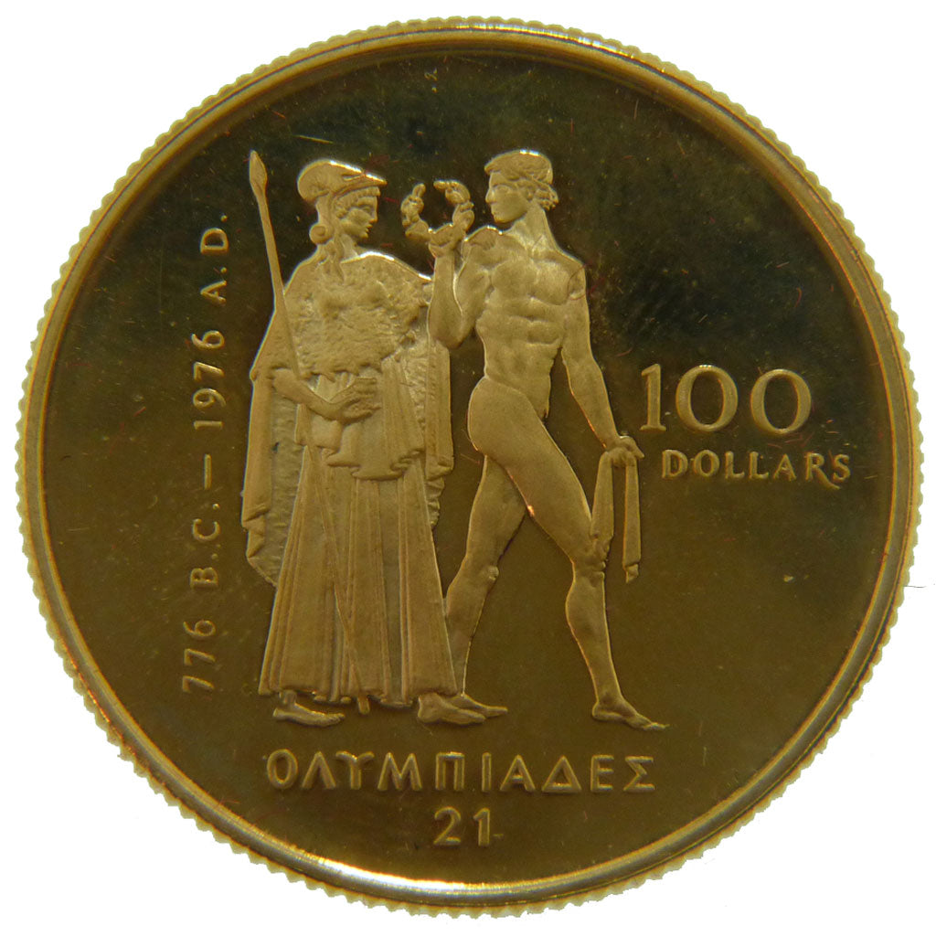 Canada, 100 Dollars, 1976, KM #116, MS(65-70), Gold, 25, 16.80