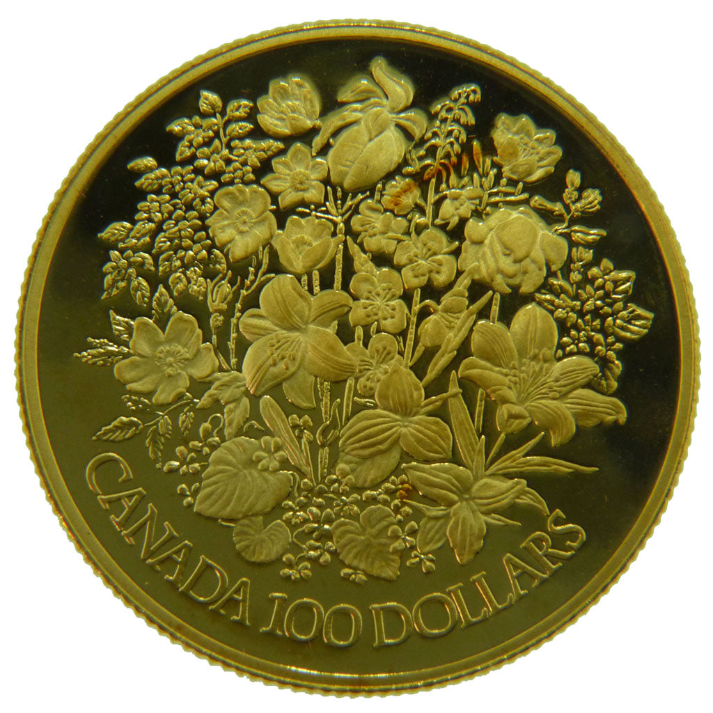 Canada, 100 Dollars, 1977, Royal Canadian Mint, KM #119, MS(65-70), Gold, 16.90