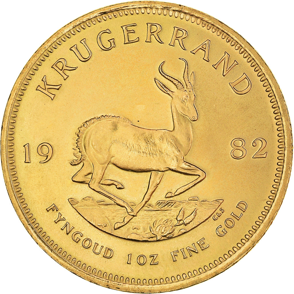 Moneda, Sudáfrica, Krugerrand, 1982, SC+, Oro, KM:73