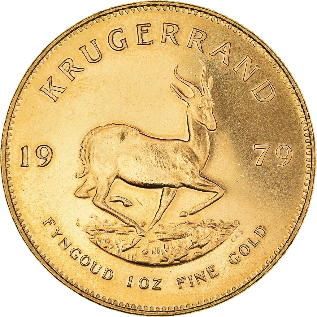 Coin, South Africa, Krugerrand, 1979, MS(63), Gold, KM:73