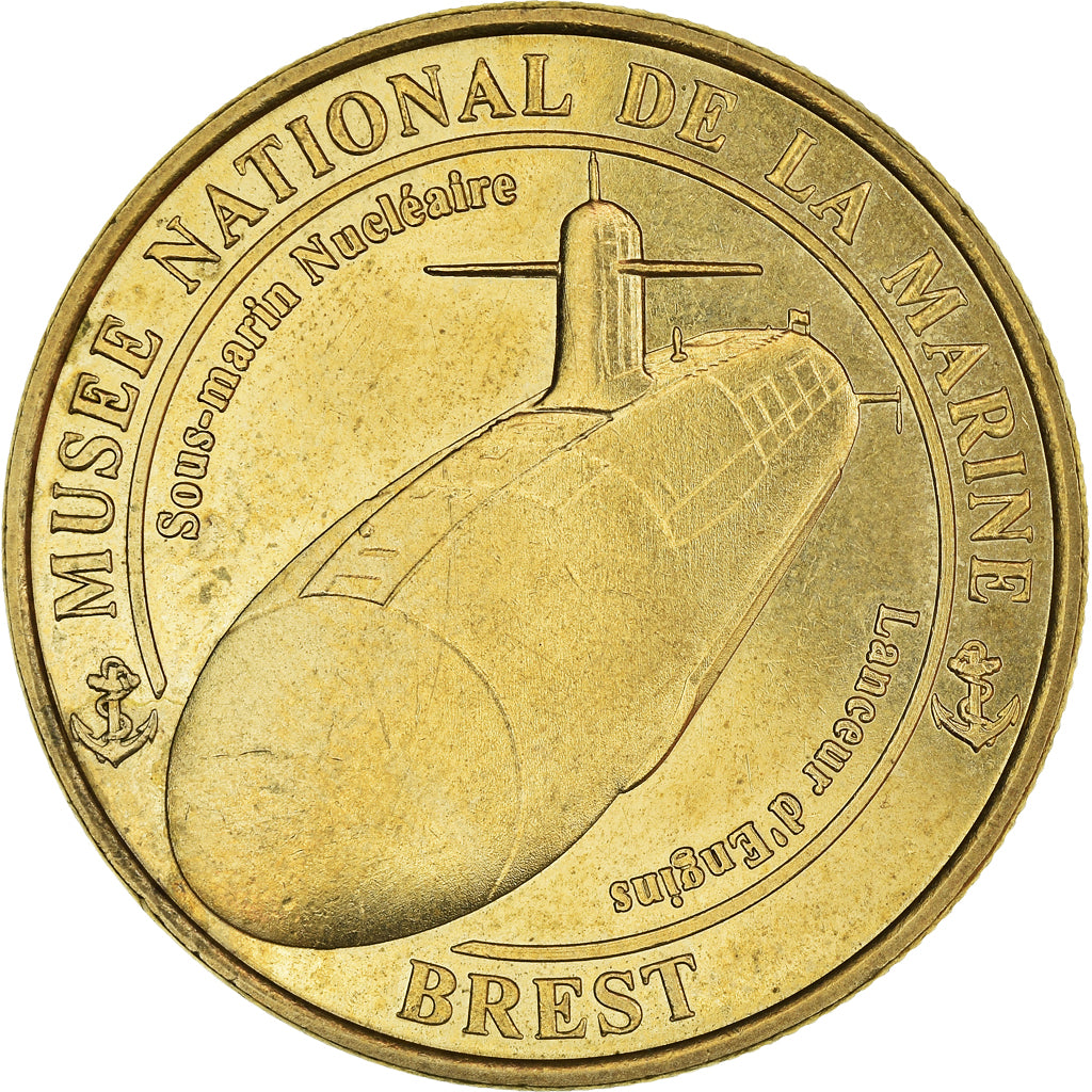 France, Token, Touristic token, Musée National de la Marine, Brest, 2014