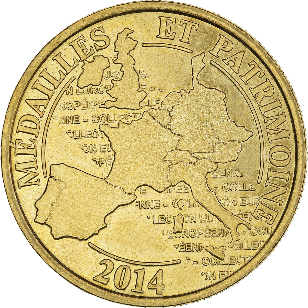 France, Token, Touristic token, Musée National de la Marine, Brest, 2014