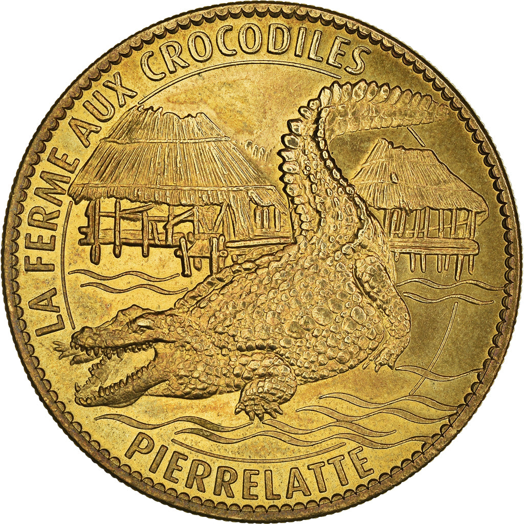 France, Token, Touristic token, Pierrelatte - ferme aux crocodiles n°2, 2010