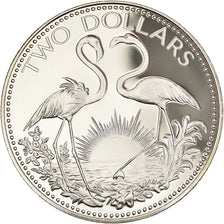 Coin, Bahamas, Elizabeth II, 2 Dollars, 1976, Franklin Mint, U.S.A., Proof