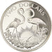 Coin, Bahamas, Elizabeth II, 2 Dollars, 1976, Franklin Mint, U.S.A., Proof