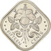 Moneta, Bahamas, Elizabeth II, 15 Cents, 1976, Franklin Mint, U.S.A., Proof