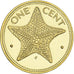 Moneda, Bahamas, Elizabeth II, Cent, 1976, Franklin Mint, U.S.A., Proof, FDC
