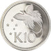 Coin, Papua New Guinea, 10 Kina, 1976, Franklin Mint, MS(65-70), Silver, KM:8a