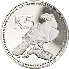 Coin, Papua New Guinea, 5 Kina, 1976, MS(65-70), Silver, KM:7a