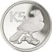 Coin, Papua New Guinea, 5 Kina, 1976, MS(65-70), Silver, KM:7a
