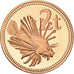 Coin, Papua New Guinea, 2 Toea, 1976, Franklin Mint, Proof, MS(65-70), Bronze