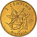 Coin, Andorra, 2 Centims, 2002, MS(60-62), Brass, KM:179
