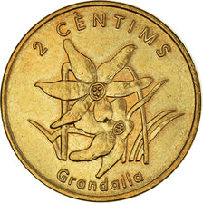 Munten, Andorra, 2 Centims, 2002, ZF, Tin, KM:179
