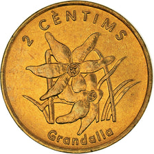 Coin, Andorra, 2 Centims, 2002, VF(30-35), Brass, KM:179