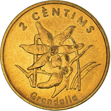 Coin, Andorra, 2 Centims, 2002, AU(50-53), Brass, KM:179