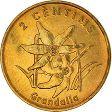Coin, Andorra, 2 Centims, 2002, VF(30-35), Brass, KM:179