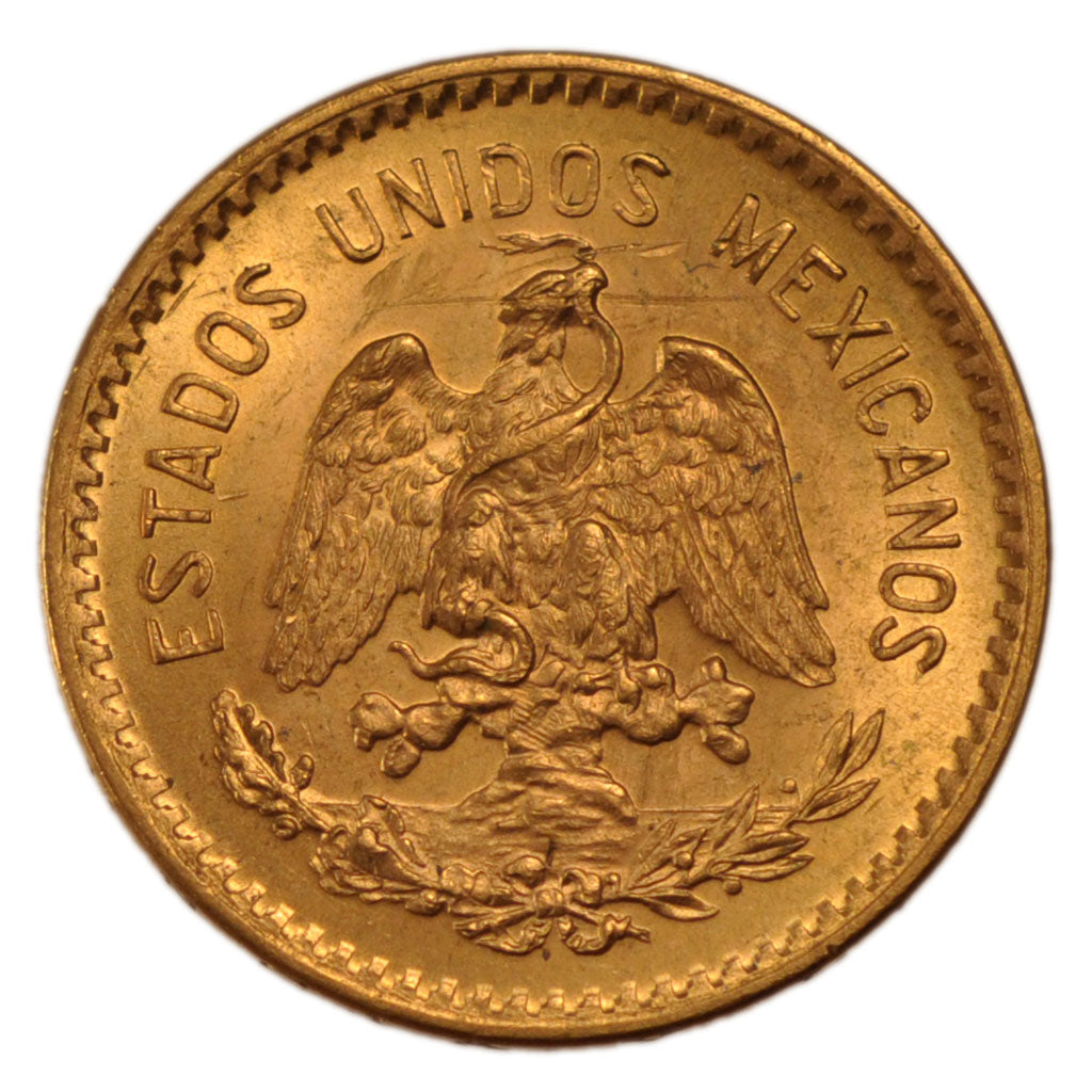 Mexico, 10 Pesos, 1959, KM #473, MS(60-62), Gold, 22.5, 8.30