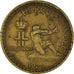 Coin, Monaco, Louis II, 2 Francs, 1924, Poissy, EF(40-45), Aluminum-Bronze