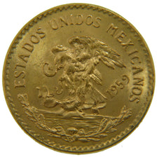 Mexico, 20 Pesos, 1959, KM #478, MS(60-62), Gold, 27.5, 16.60